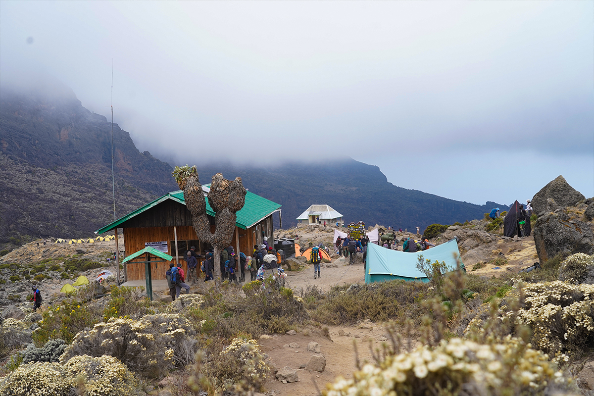 Hut accommodation at Kilimanjaro Climbing